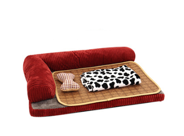 Pet Corner Corduroy Caddy Open Lounge Bed