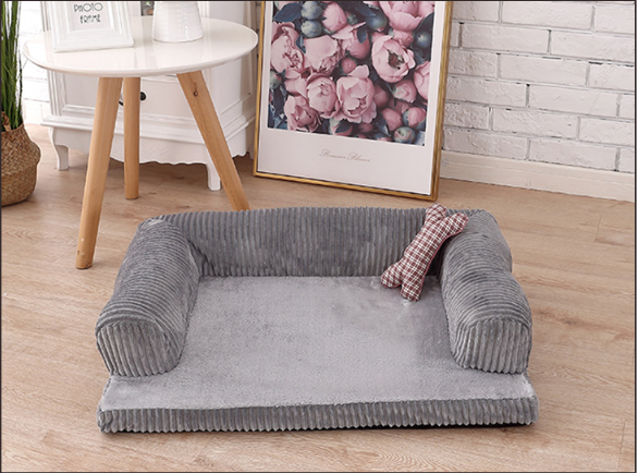Pet Corner Corduroy Caddy Open Lounge Bed