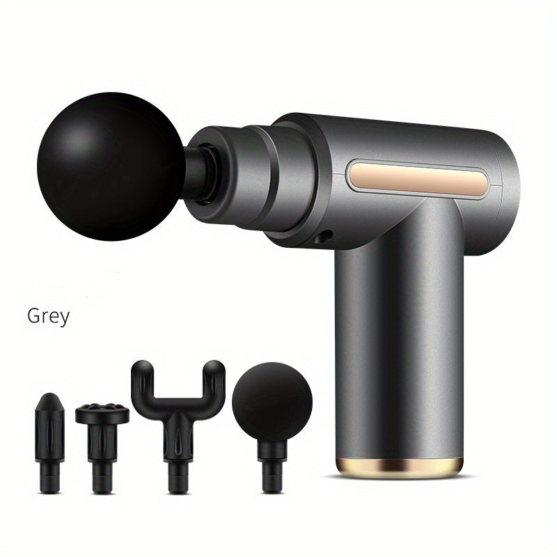 Mini Massage Gun Fasciometer Muscle Relaxation Vibrator Gun Rod Massage Fitness Equipment Neck Membrane Grab