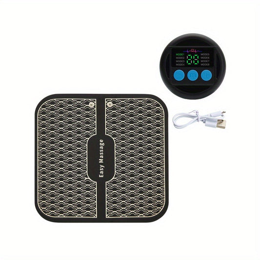 Relieve Pain Instantly with Electric EMS Foot Massager Pad - Pulse Physiotherapy & Micro-Current Stimulation!