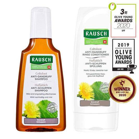 Rausch Coltsfoot Anti-Dandruff Shampoo 200ml+Conditioner 200ml (Special)