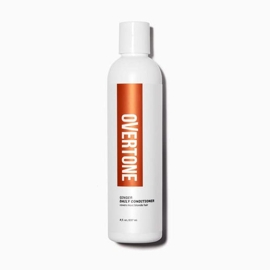 OVERTONE Haircare Daily Conditioner - 8 oz Semi-Permanent Daily Conditioner w/Shea Butter & Coconut Oil - Cruelty-Free Hair Color (Ginger)