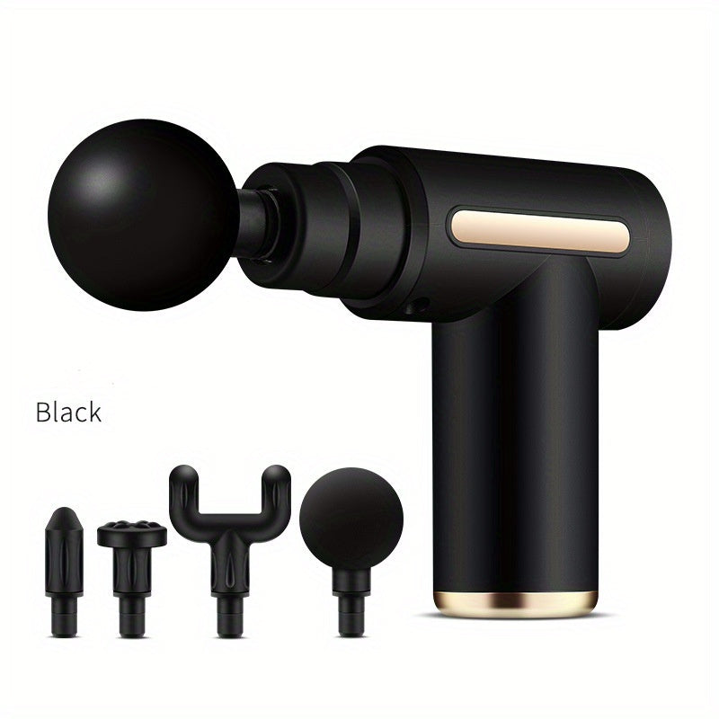 Mini Massage Gun Fasciometer Muscle Relaxation Vibrator Gun Rod Massage Fitness Equipment Neck Membrane Grab