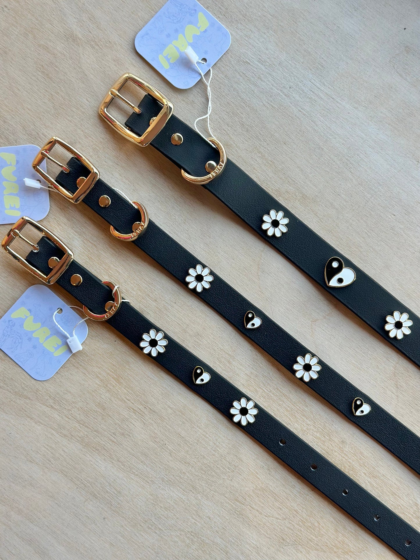 Furei Pets Waterproof Charm Collar - Ying Yang