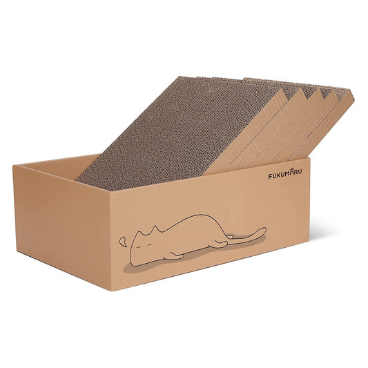 Cat Scratcher, 5 PCS Ex-Large Cat Scratching Boards, Cat Scratching Box