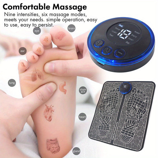 Rechargeable Electric Foot Massager - Relieve Foot Pain & Improve Circulation At Home & Office!