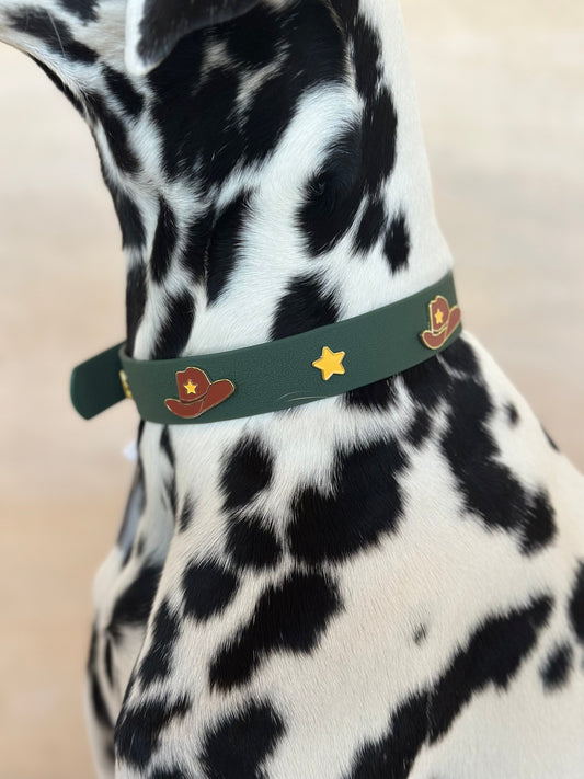 Furei Pets Waterproof Charm Collar - Cowboy