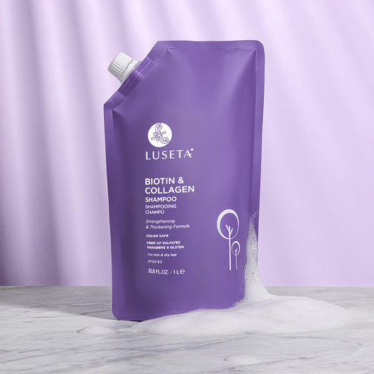 Biotin & Collagen Shampoo Pouch Shampoo Luseta Beauty 33.8oz