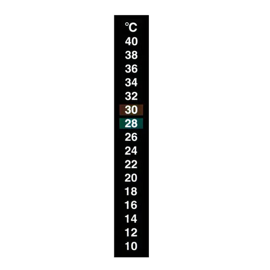 Aquarium Dual Scale Thermometer Stick Black 1 Piece