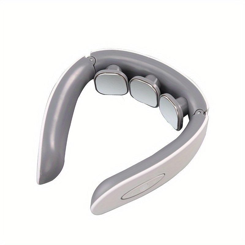 Relieve Neck Pain Instantly with this Intelligent Electric Rechargeable Heating Magnetic Pulse Neck Massage Instrument!