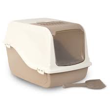 Bergamo - Litter Pan Ariel W/ Cover Grey