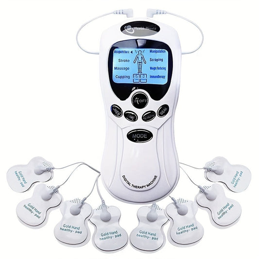 Relieve Pain & Increase Flexibility with Electric TENS Muscle Stimulator - 8 Modes, 15 Levels of Intensity!