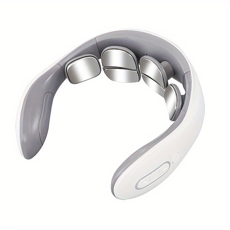 Relieve Neck Pain Instantly with this Intelligent Electric Rechargeable Heating Magnetic Pulse Neck Massage Instrument!