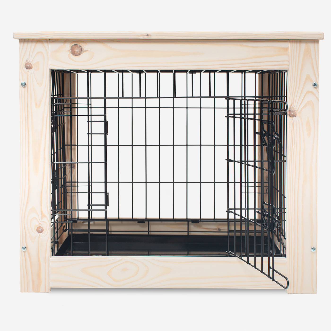 Wooden Salcombe Metal Crate Surround by Lords & Labradors