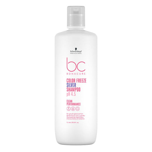 Schwarzkopf Professional BC Clean Performance PH 4.5 Color Freeze Silver Shampoo 1L