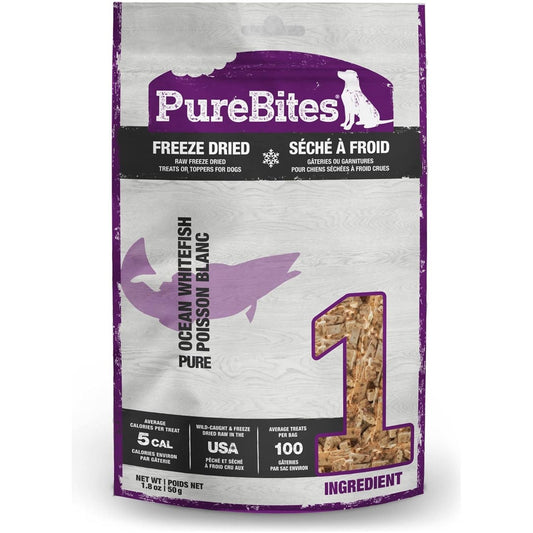 PureBites Ocean Whitefish Freeze-Dried Dog Training Treats 1.8 oz